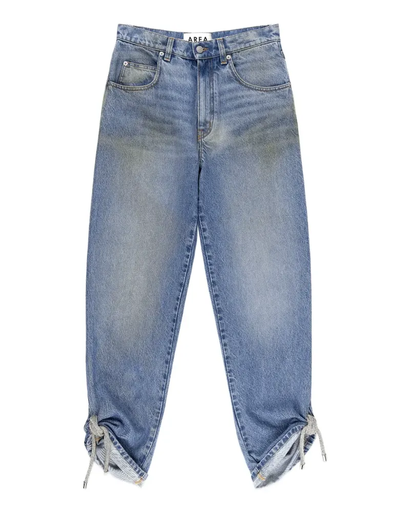 Area crystal-knot jeans - Blau Blau