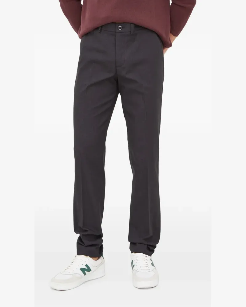 Sisley Klassische Hose mit Polka Dots - Grau Grau