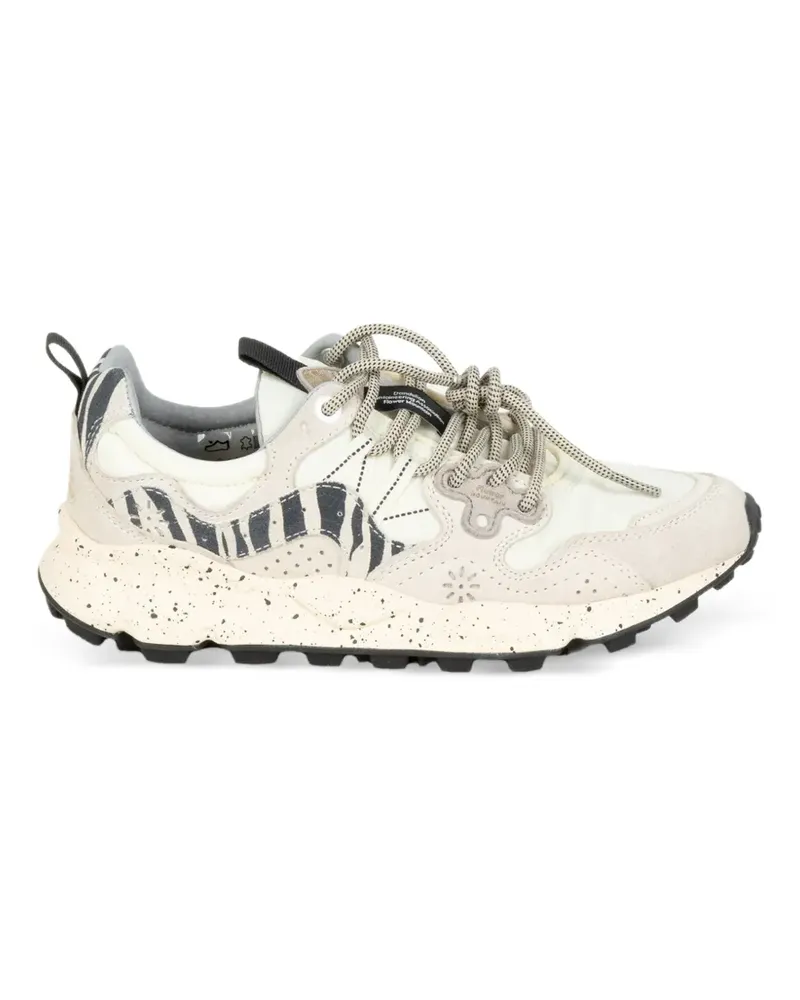 Flower MOUNTAIN Yamano 3 animal-print sneakers - Weiß Weiß