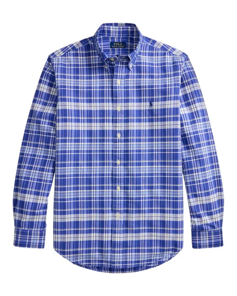 Ralph Lauren Kariertes Oxford-Hemd - Blau Blau