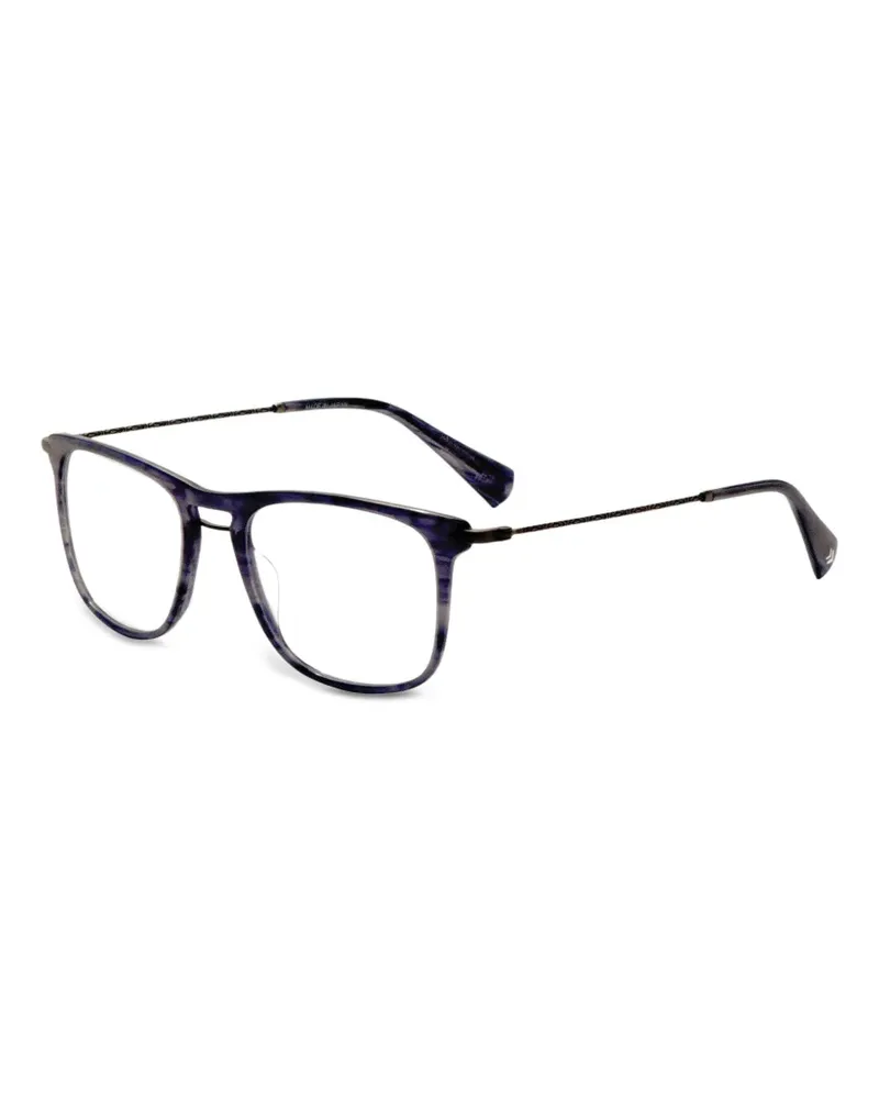John Varvatos Brille mit eckigem Gestell - Blau Blau