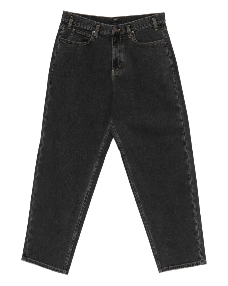 Emporio Armani faded denim trousers - Schwarz Schwarz