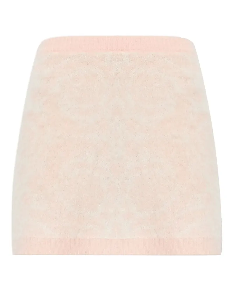 Versace Gestrickter Minirock - Rosa Rosa