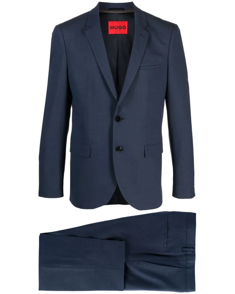 HUGO BOSS Einreihiger Anzug - Blau Blau