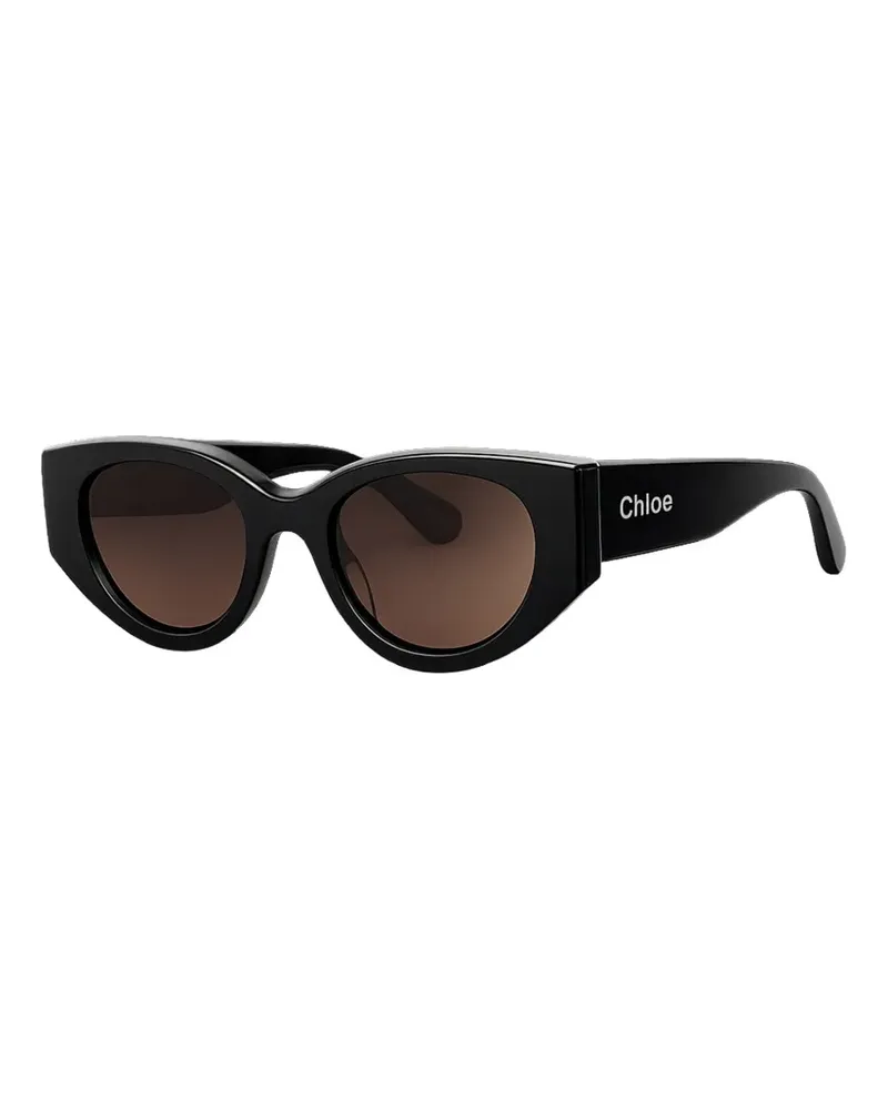 Chloé Cat-Eye-Sonnenbrille - Schwarz Schwarz