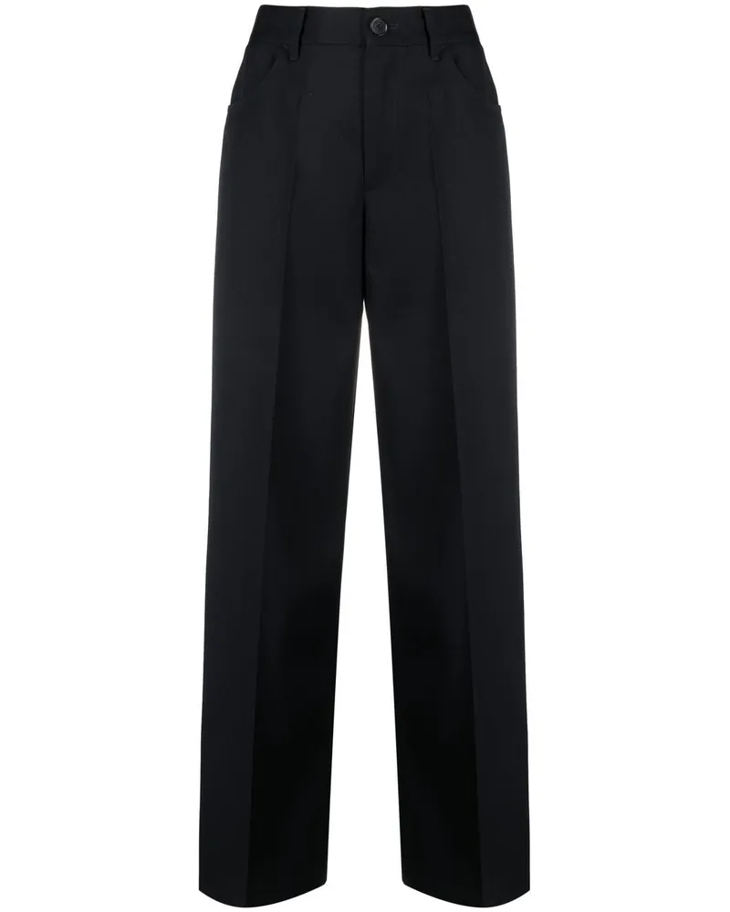 Jil Sander Hose mit geradem Bein - Blau Blau