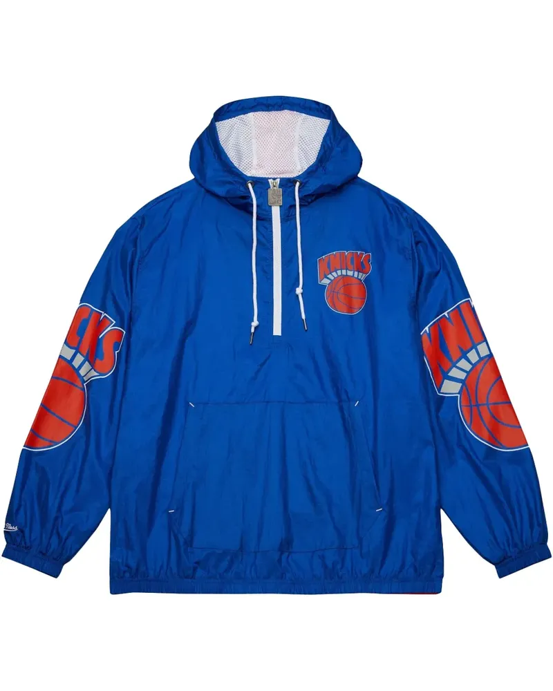 Mitchell & Ness New York Knicks Team 2.0 Windbreaker - Blau Blau