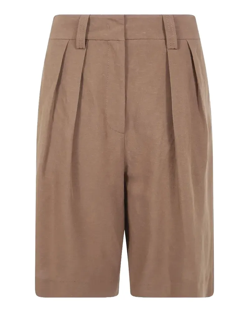 Studiorundholz pleated-front shorts - Braun Braun