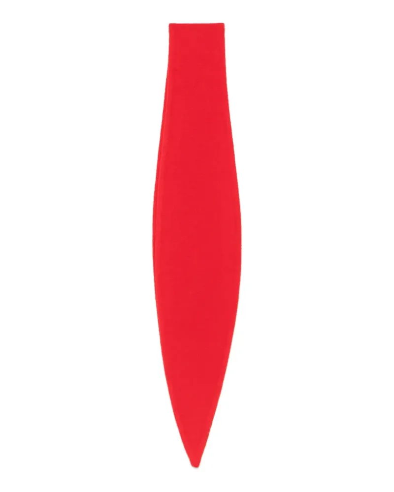 Séfr Schal mit spitzer Spitze - Rot Rot