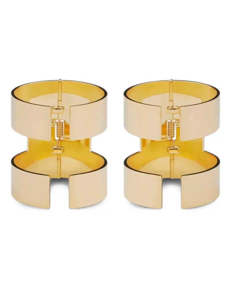 Elisabetta Franchi Logo-Armbänder - Gold Gold
