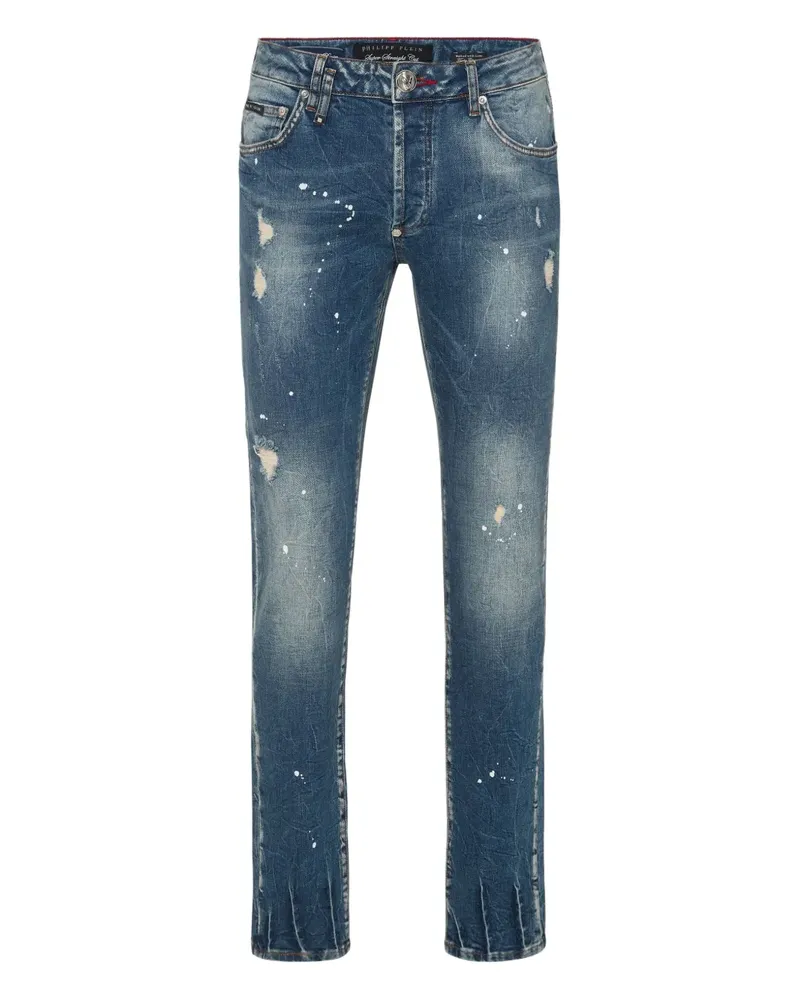 Philipp Plein Klassische Skinny-Jeans - Blau Blau
