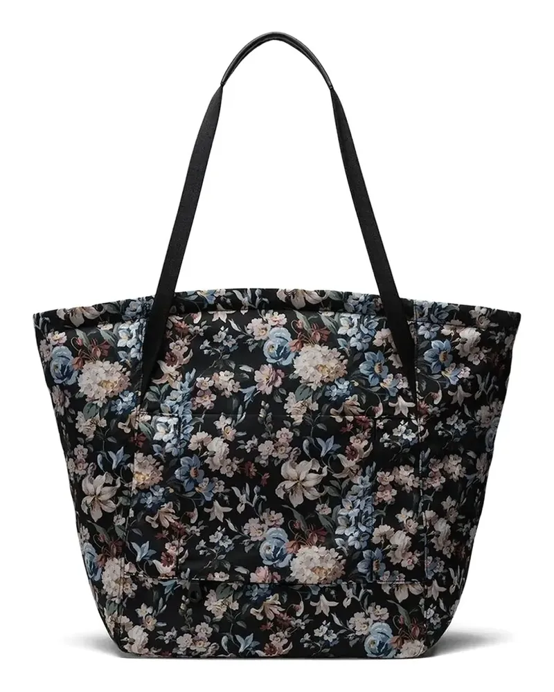 Herschel Supply Co. Shopper mit Blumen-Print - Schwarz Schwarz
