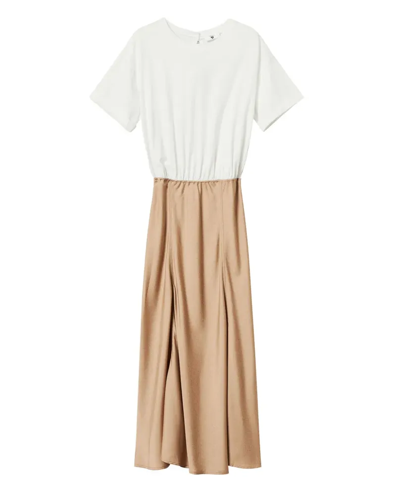 Twin-Set Kleid im Layering-Look - Braun Braun