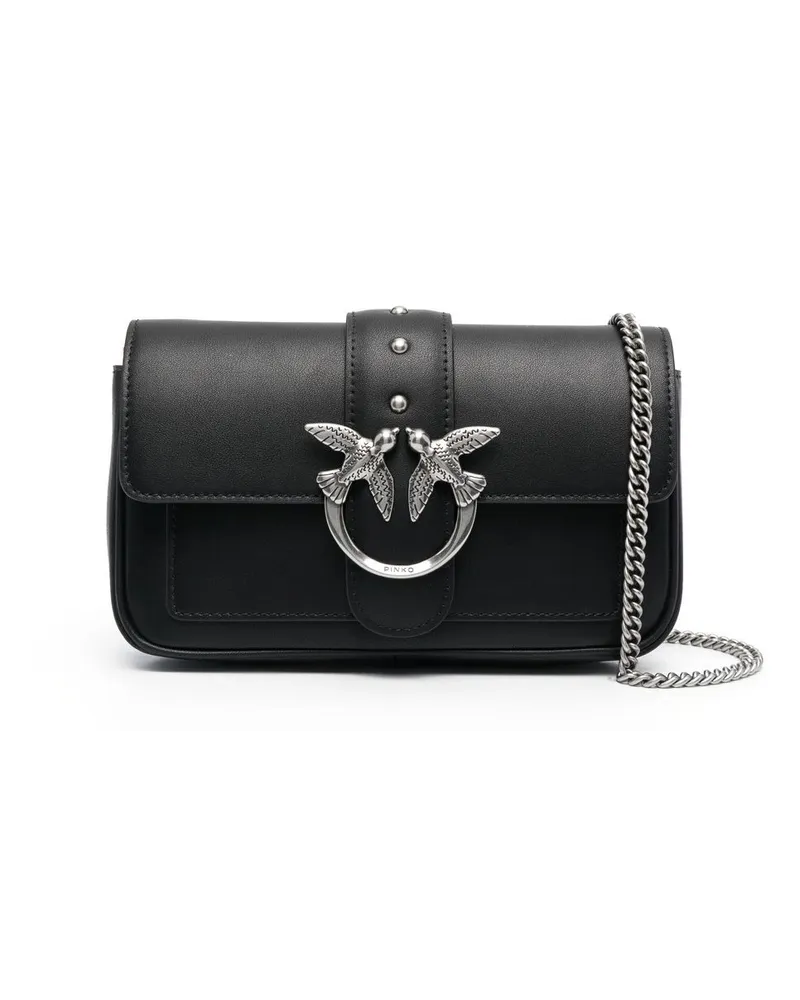 Pinko Love Mini Icon Umhängetasche - Schwarz Schwarz