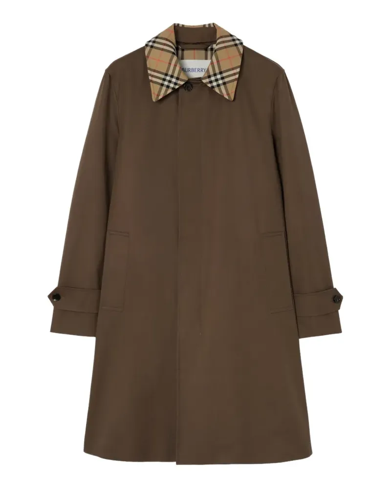 Burberry mid-length gabardine car coat - Braun Braun