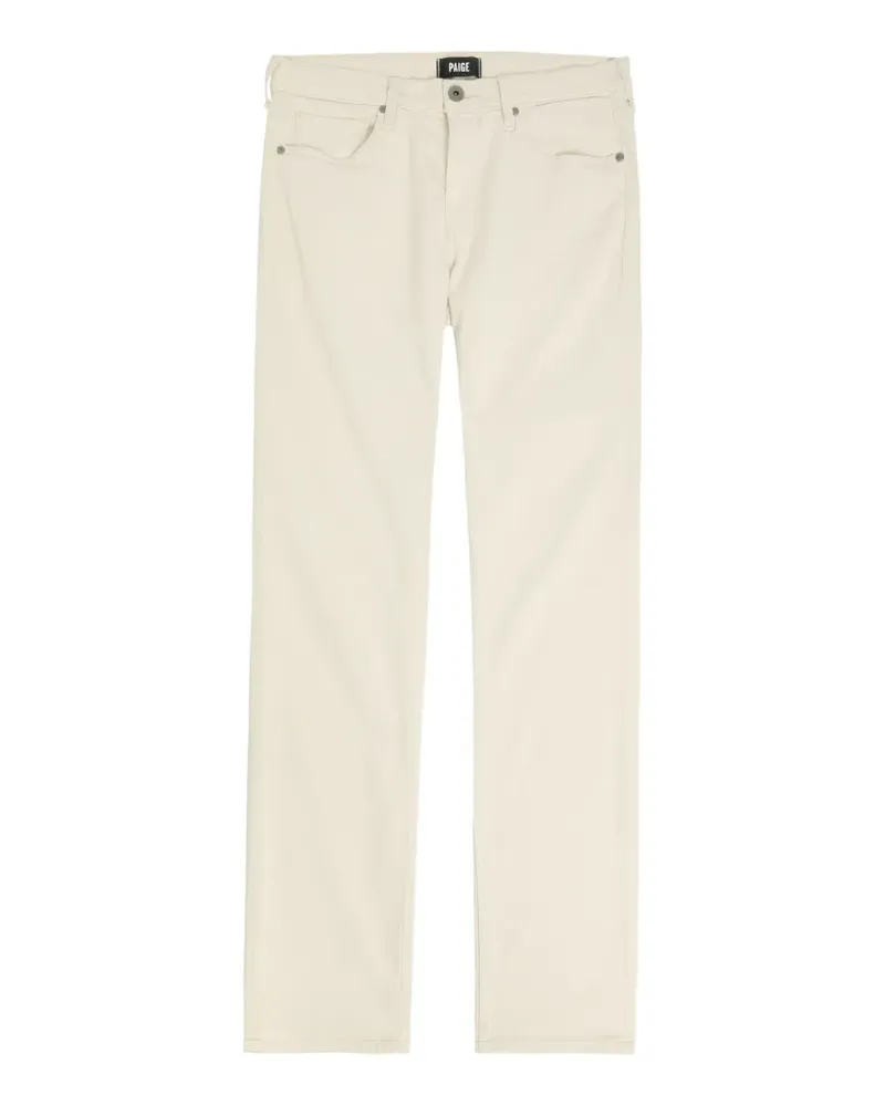 Paige Federal five-pocket slim-fit jeans - Nude Nude