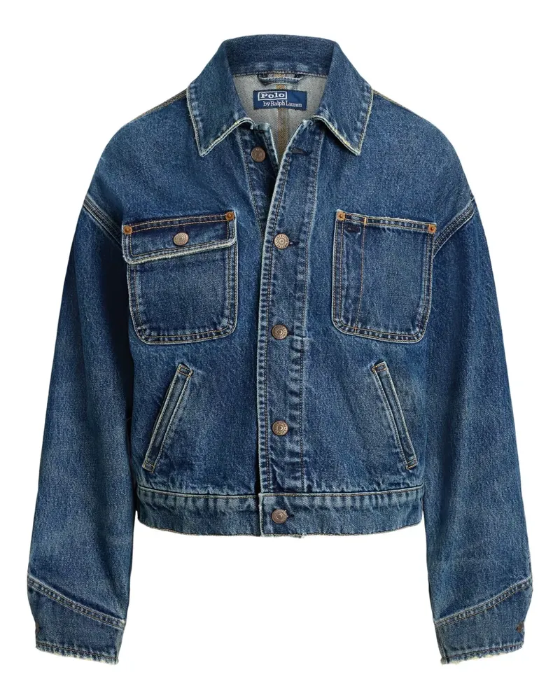 Ralph Lauren Klassische Jeansjacke - Blau Blau