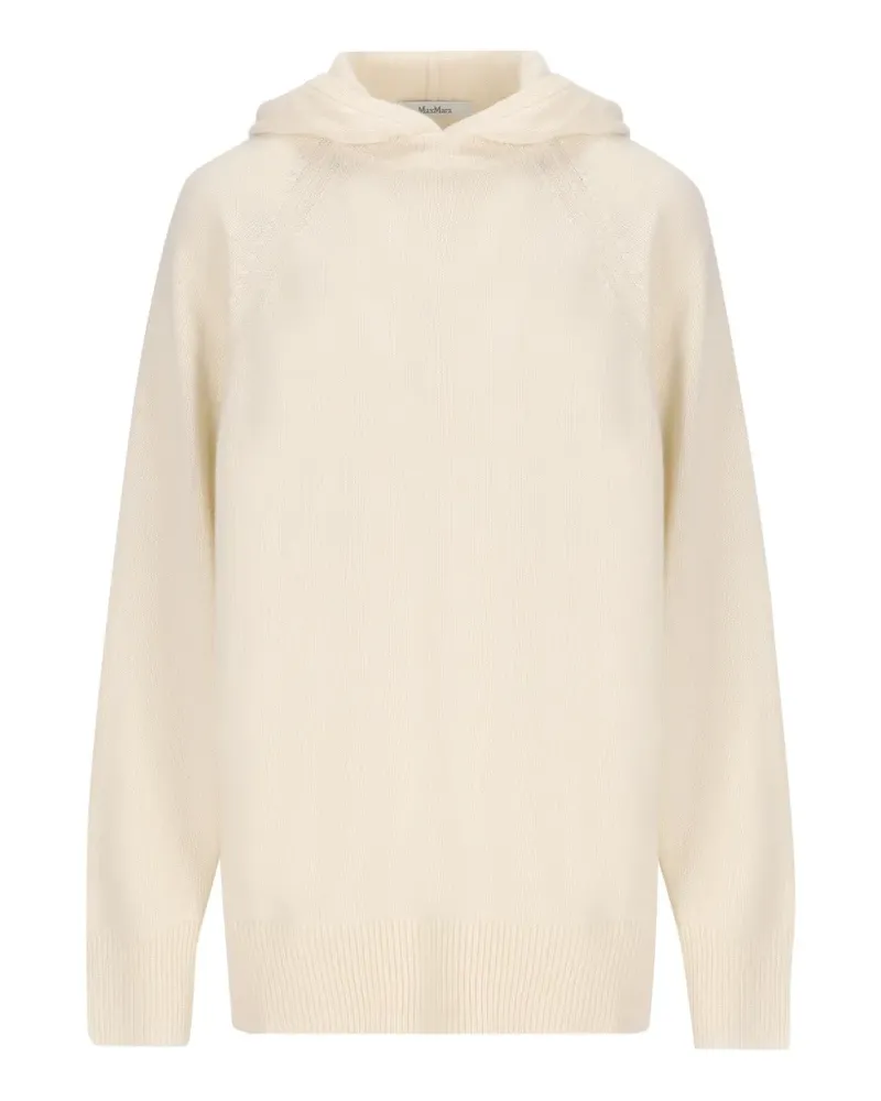Max Mara Hoodie aus Kaschmir - Nude Nude