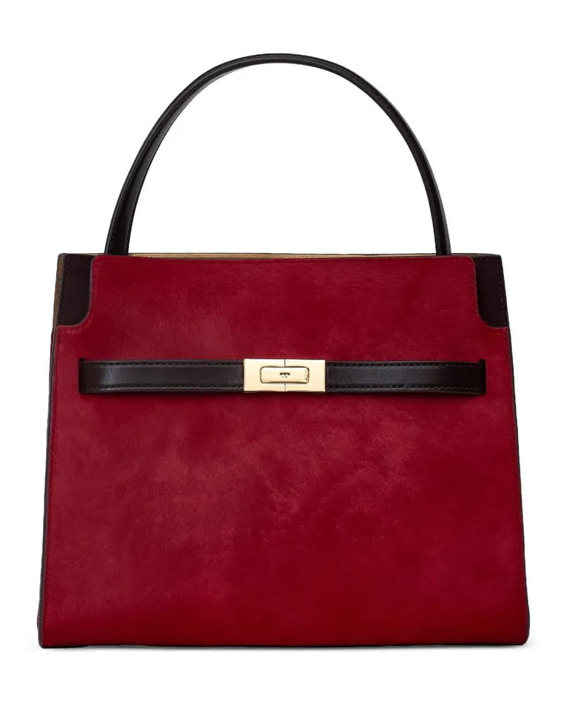 Tory Burch Lee Radziwill Double Bag aus Kalbsleder - Rot Rot