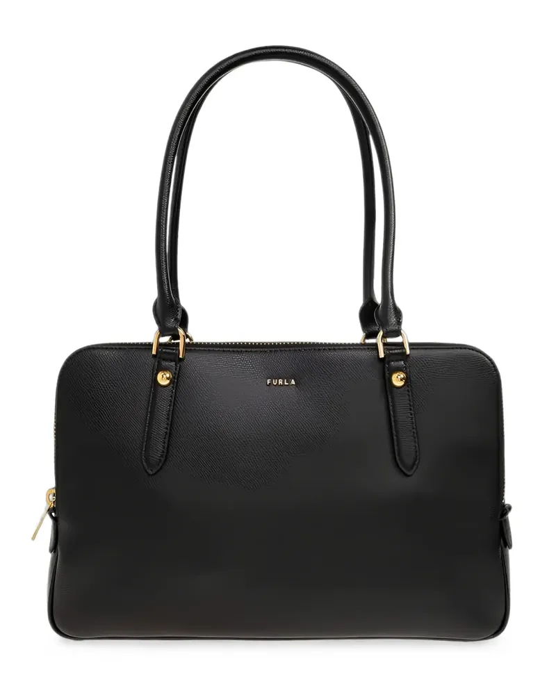 Furla Tote Bag aus gekörntem Leder - Schwarz Schwarz