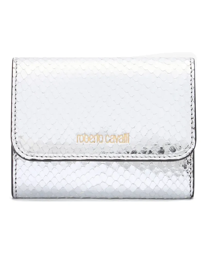 Roberto Cavalli Klassisches Portemonnaie - Silber Silber