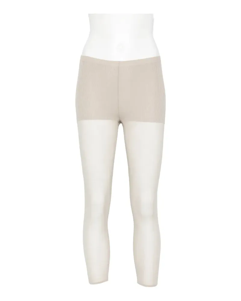 Paloma Wool ribbed-knit trousers - Nude Nude