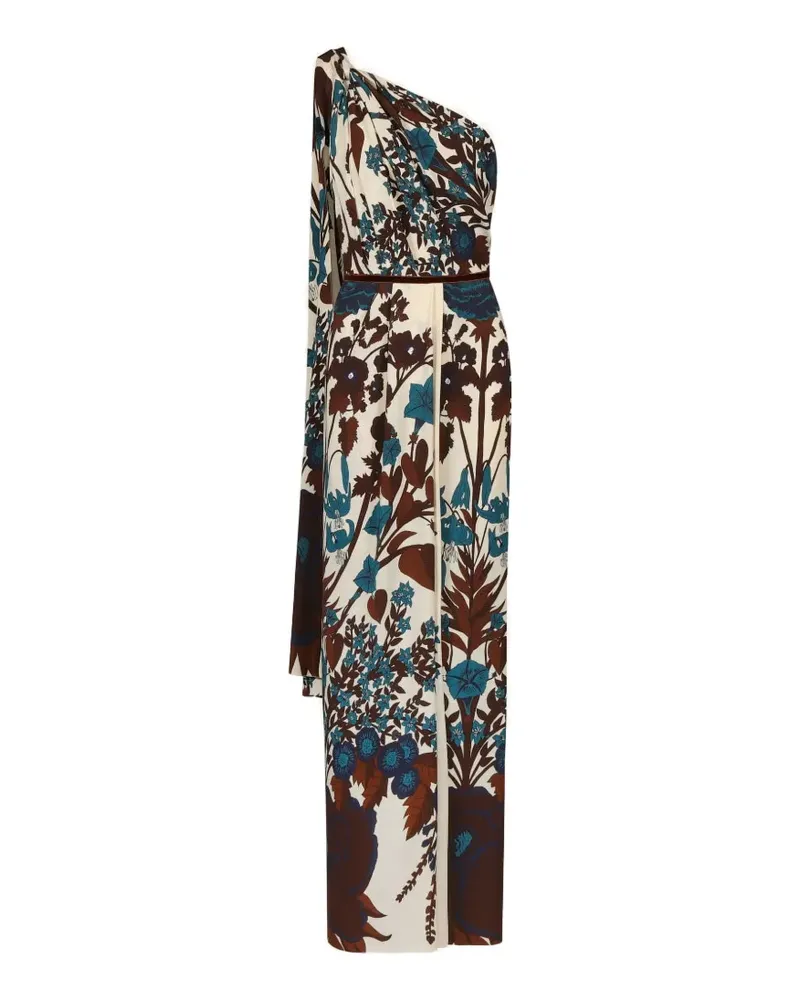 Johanna Ortiz Royal Garden midi dress - Nude Nude