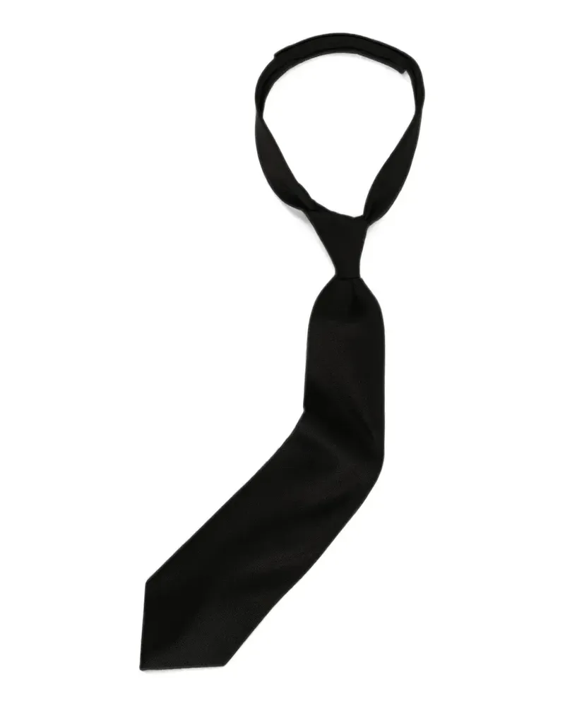 Doublet Krawatte mit Logo-Patch - Schwarz Schwarz