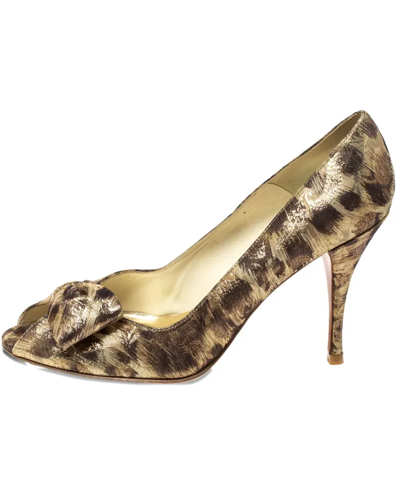Stuart Weitzman Pumps mit Leoparden-Print - Metallic Metallic