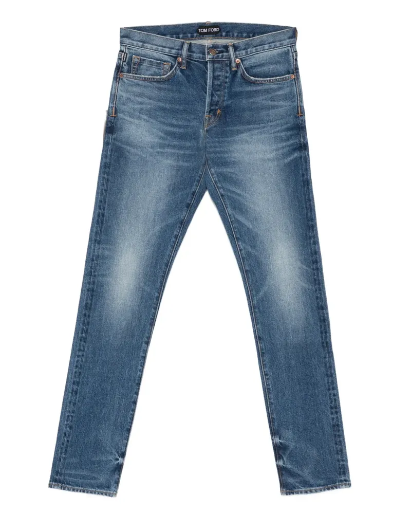 Tom Ford belt-loop pocket jeans - Blau Blau