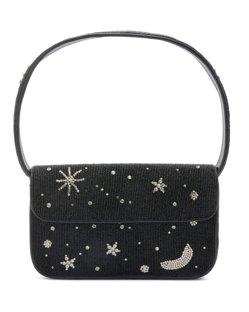 STAUD Starry Night Schultertasche - Schwarz Schwarz