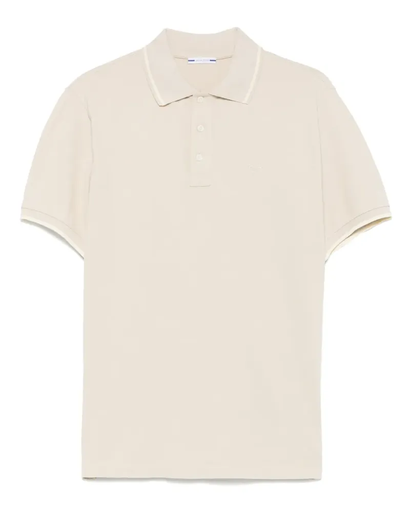 Jacob Cohën Poloshirt mit Logo-Stickerei - Nude Nude