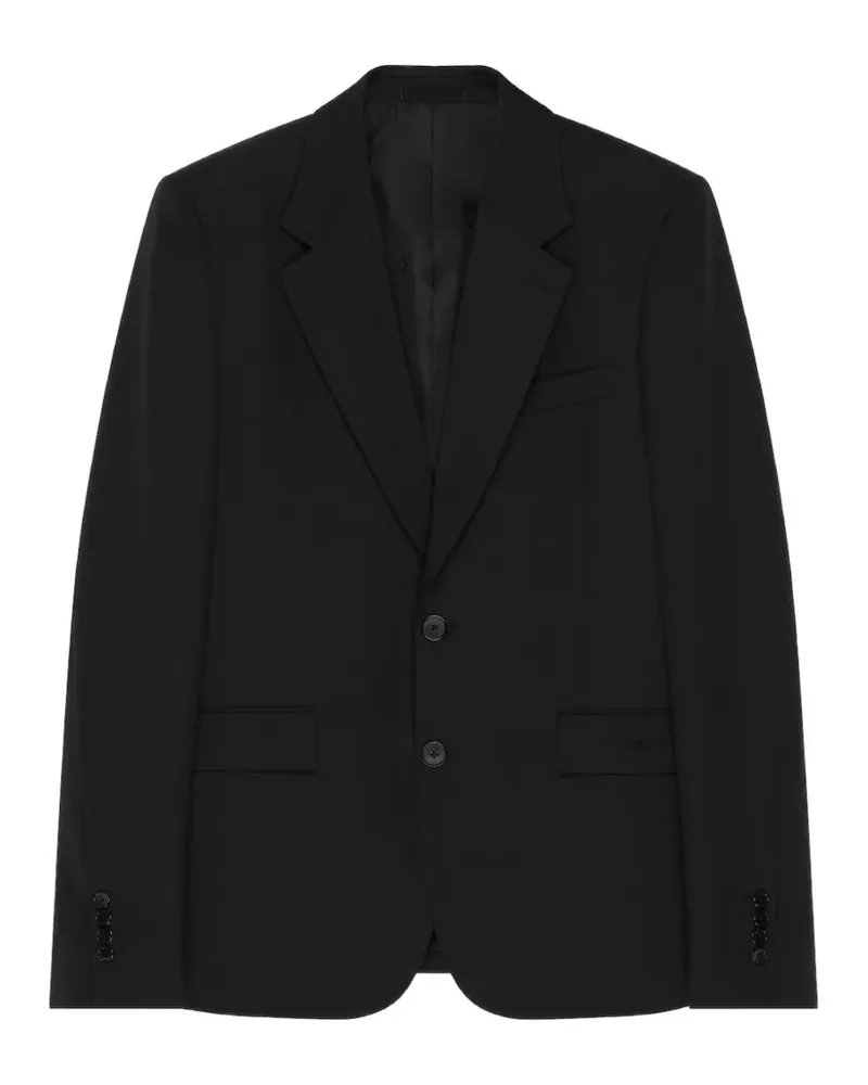 Givenchy Einreihiges Sakko - Schwarz Schwarz