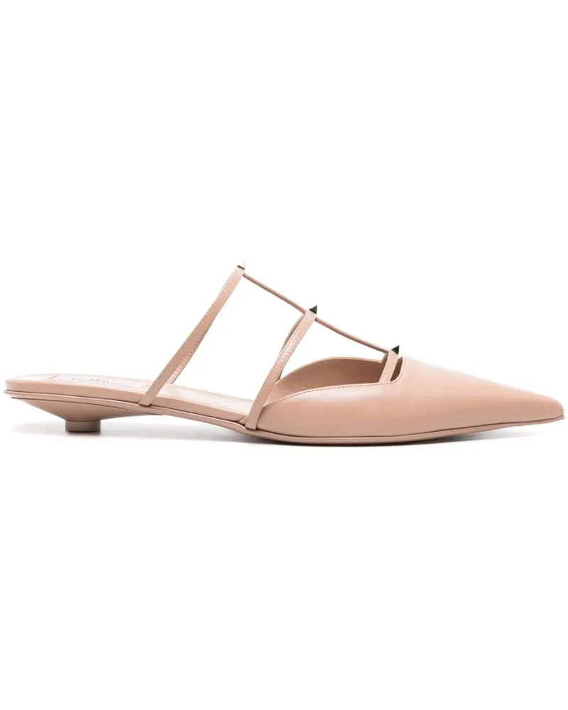 Valentino Garavani Rockstud Wispy Pantoletten - Nude Nude