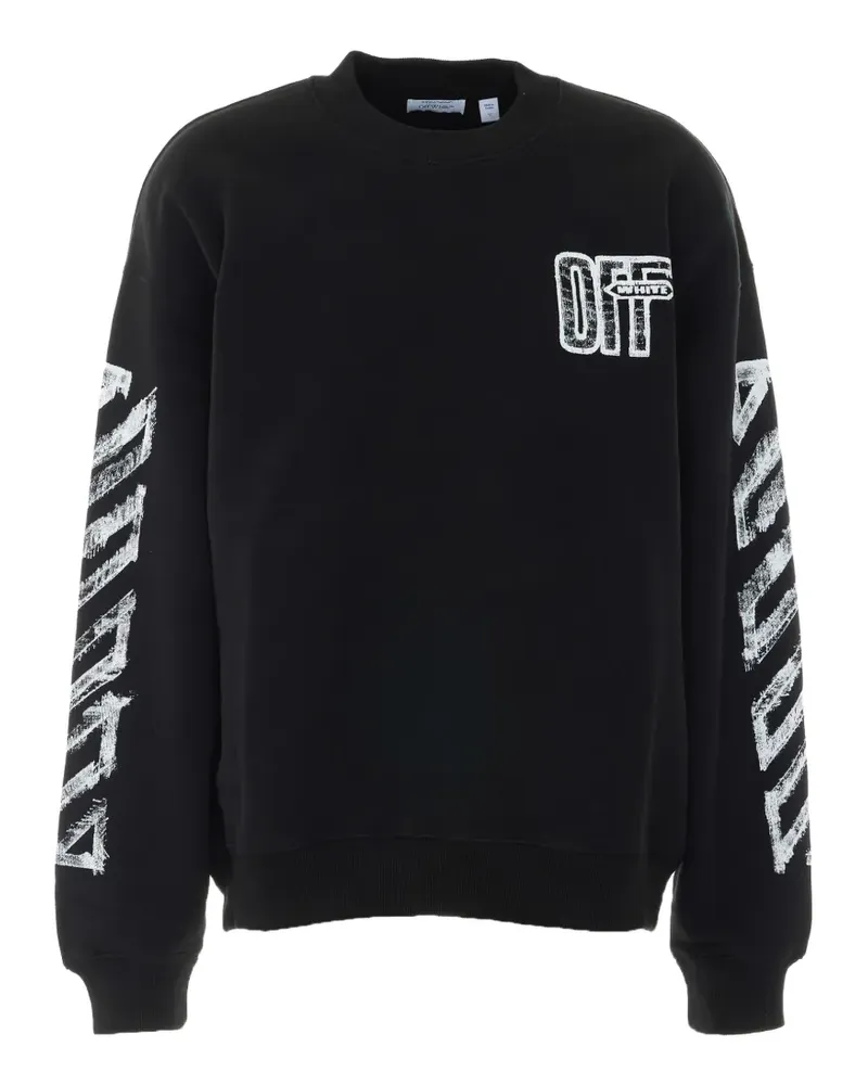 OFF-WHITE Arrow cotton sweater - Schwarz Schwarz