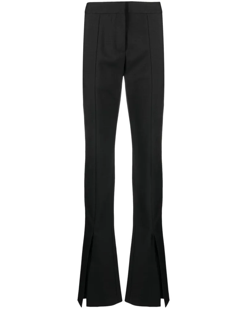 OFF-WHITE Ausgestellte Jersey-Hose - Schwarz Schwarz