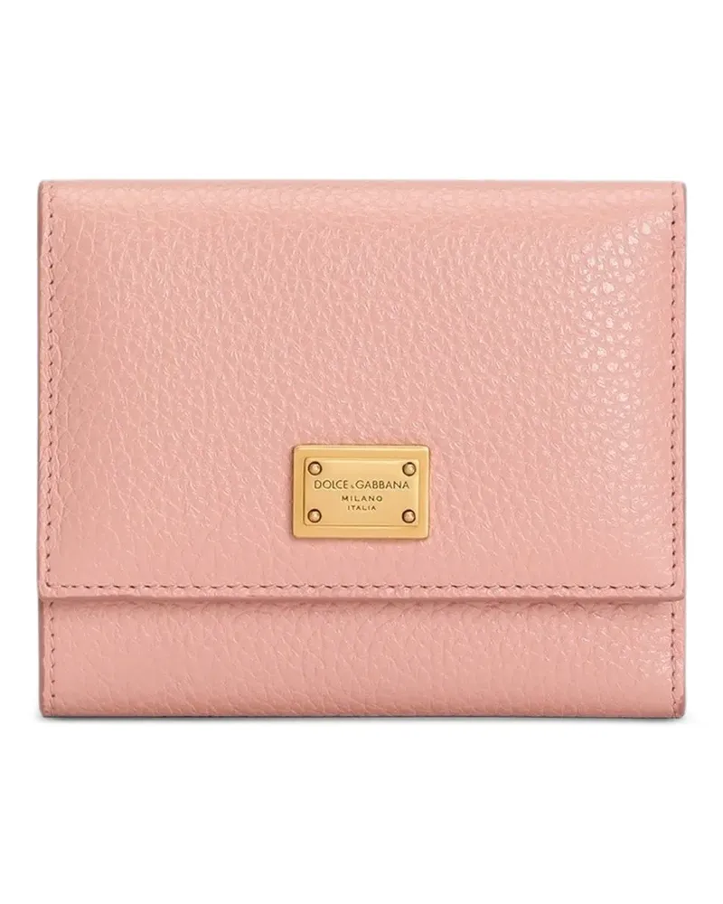 Dolce & Gabbana Portemonnaie aus Kalbsleder - Rosa Rosa