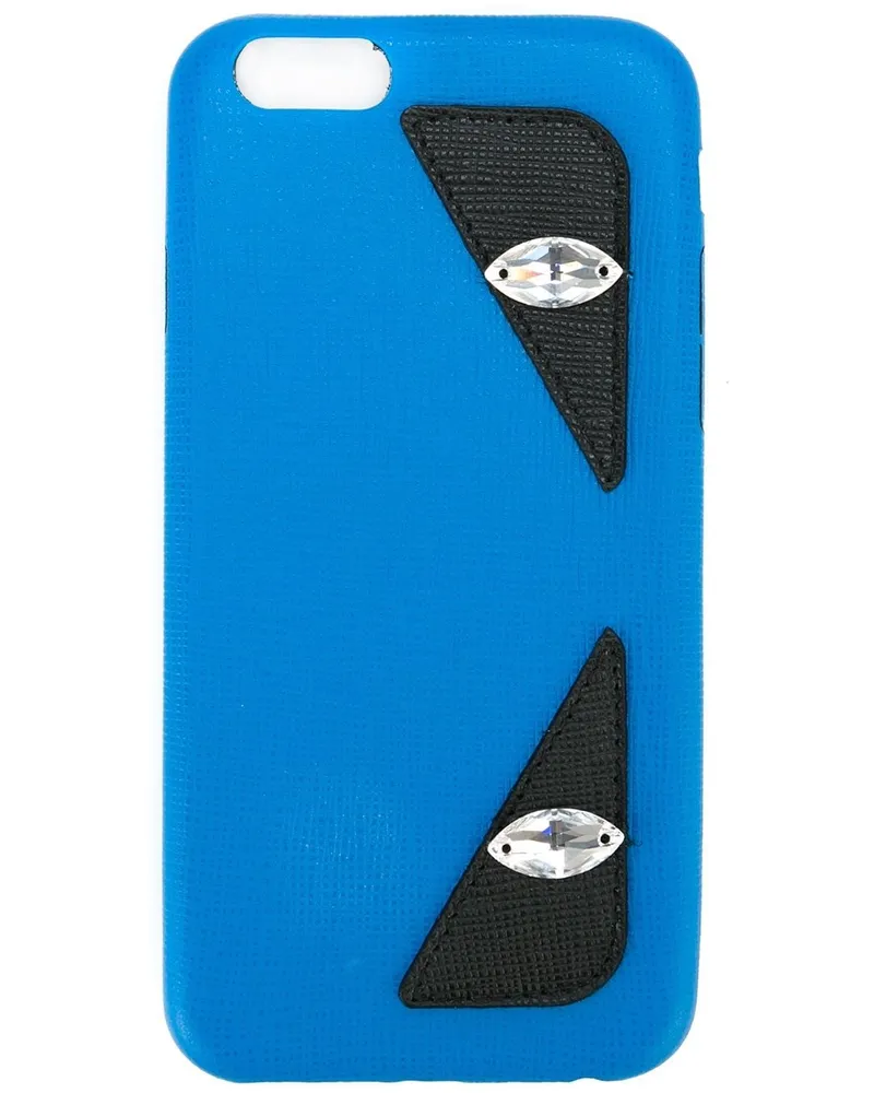 Fendi iPhone 6-Hülle mit "Bag Bugs"-Design - Blau Blau