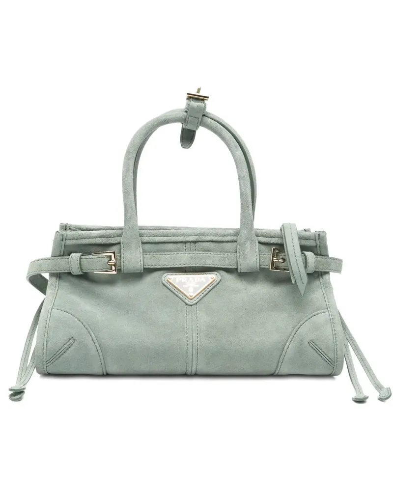 Prada logo-detail tote bag - Grün Grün