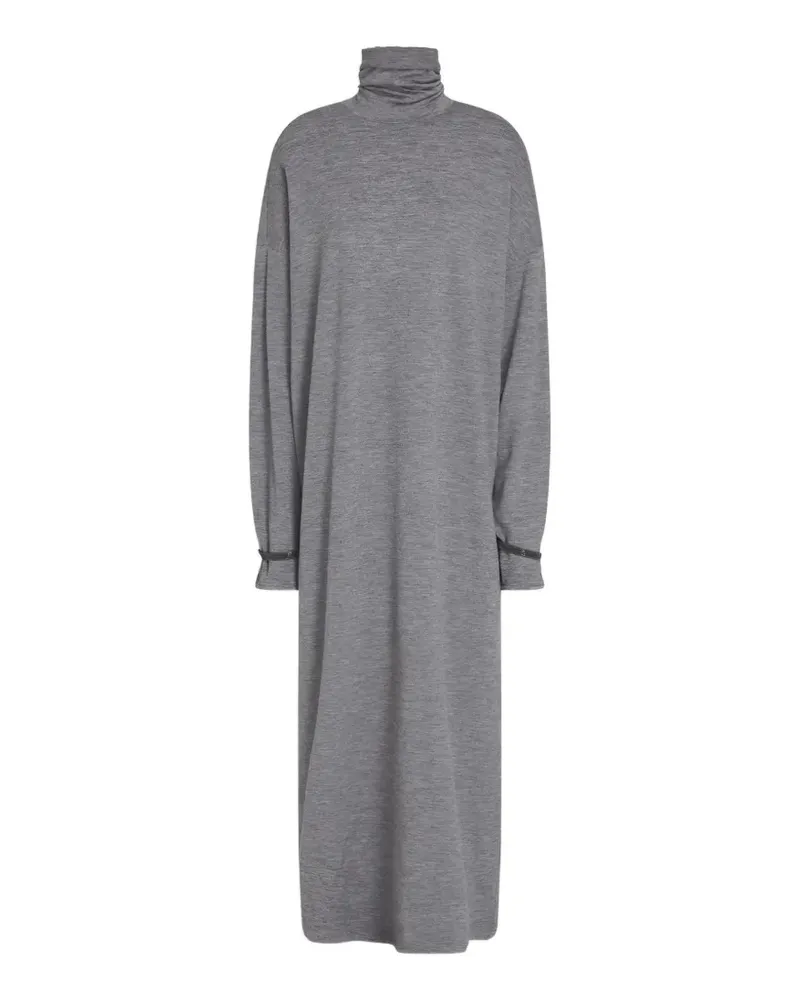 Brunello Cucinelli Maxikleid mit Monili-Besatz - Grau Grau