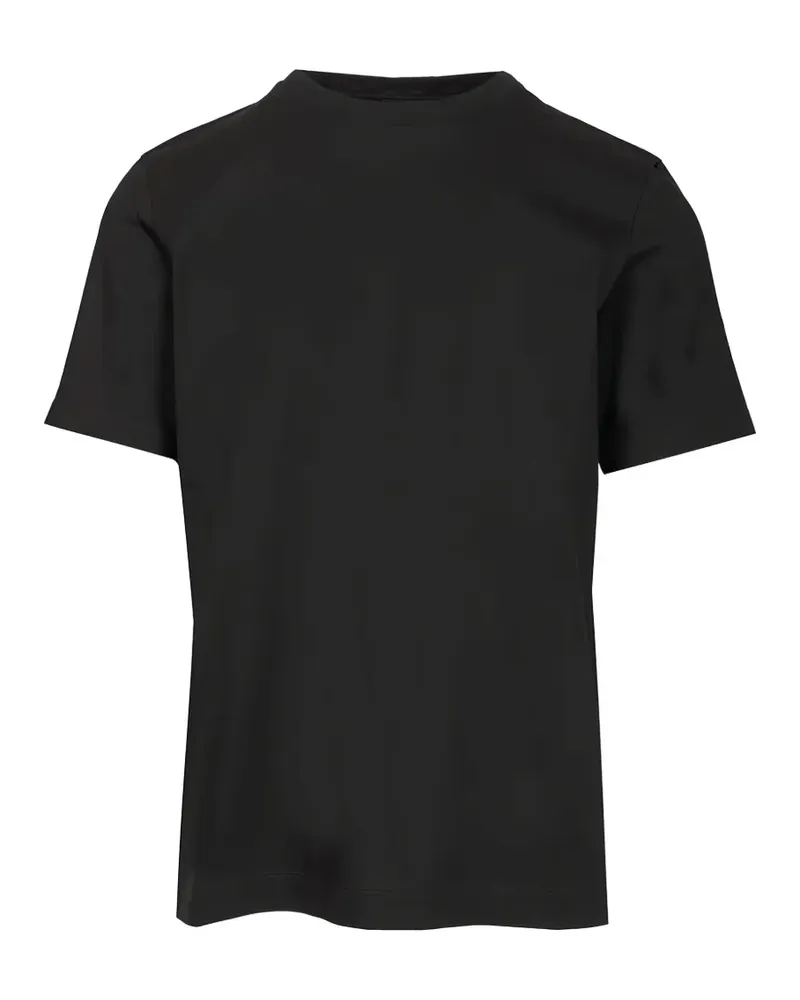 Ermenegildo Zegna T-Shirt mit rundem Ausschnitt - Schwarz Schwarz