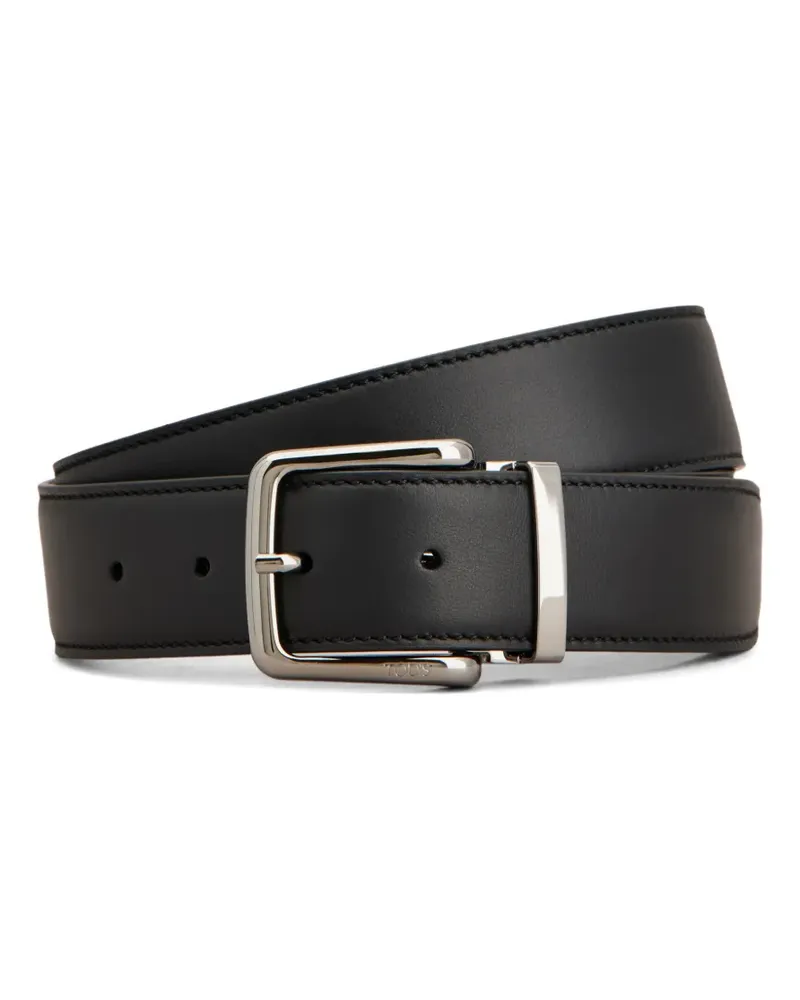 TOD'S Wendbarer Gürtel - Schwarz Schwarz