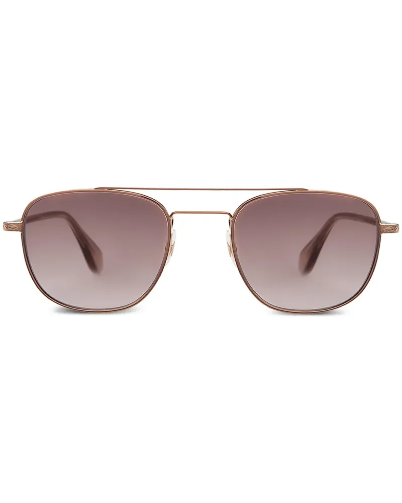 Garrett Leight Sonnenbrille mit geometrischem Gestell - Rosa Rosa