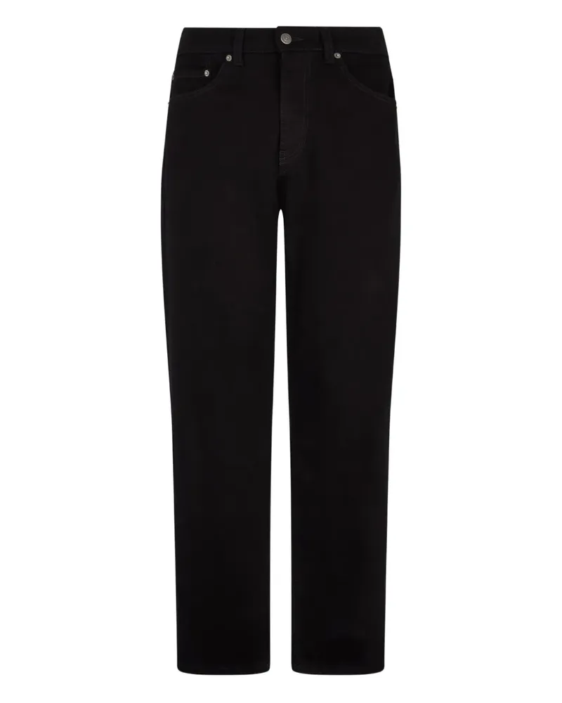 Roberto Cavalli cotton jeans - Schwarz Schwarz