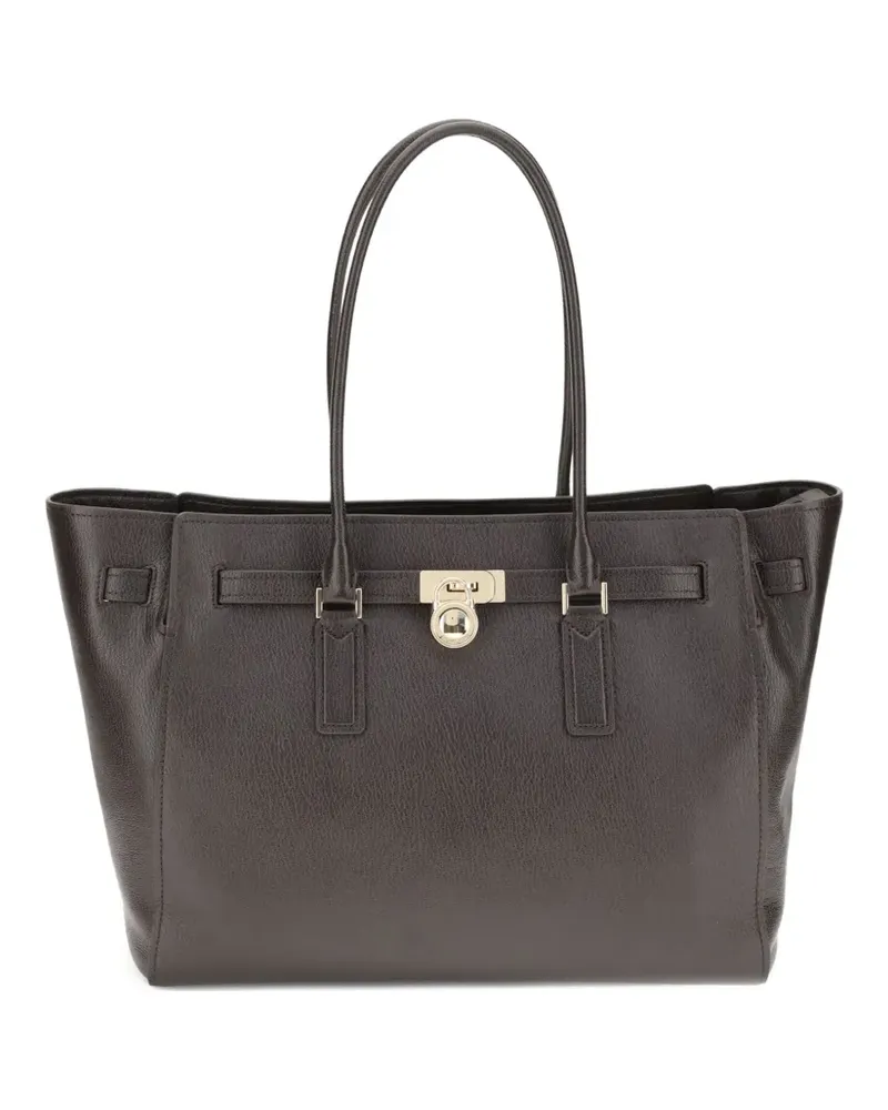 Michael Kors Tote Bag mit Schloss-Detail - Schwarz Schwarz