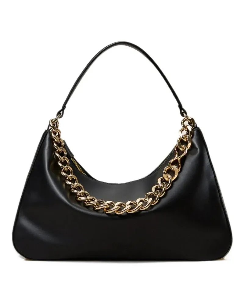Twin-Set Mittelgroße Liliane Schultertasche - Schwarz Schwarz