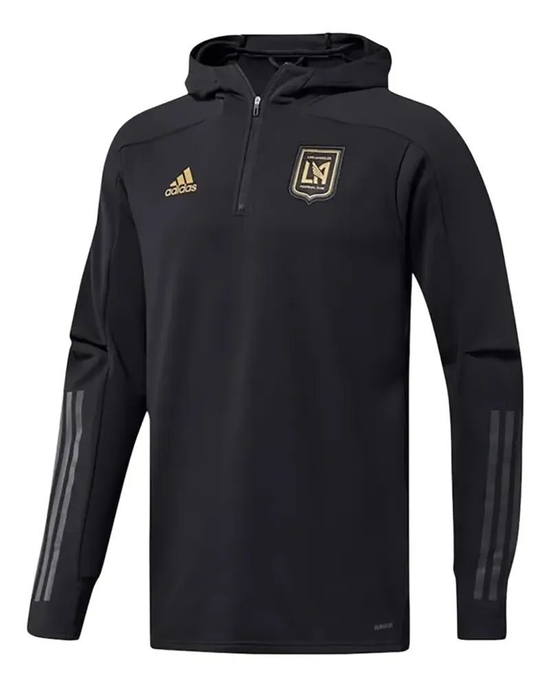 adidas Hoodie mit Logo - Schwarz Schwarz