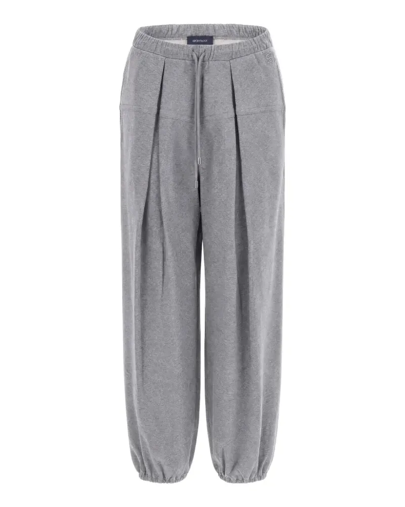 SPORTMAX Jogginghose mit Falten - Grau Grau