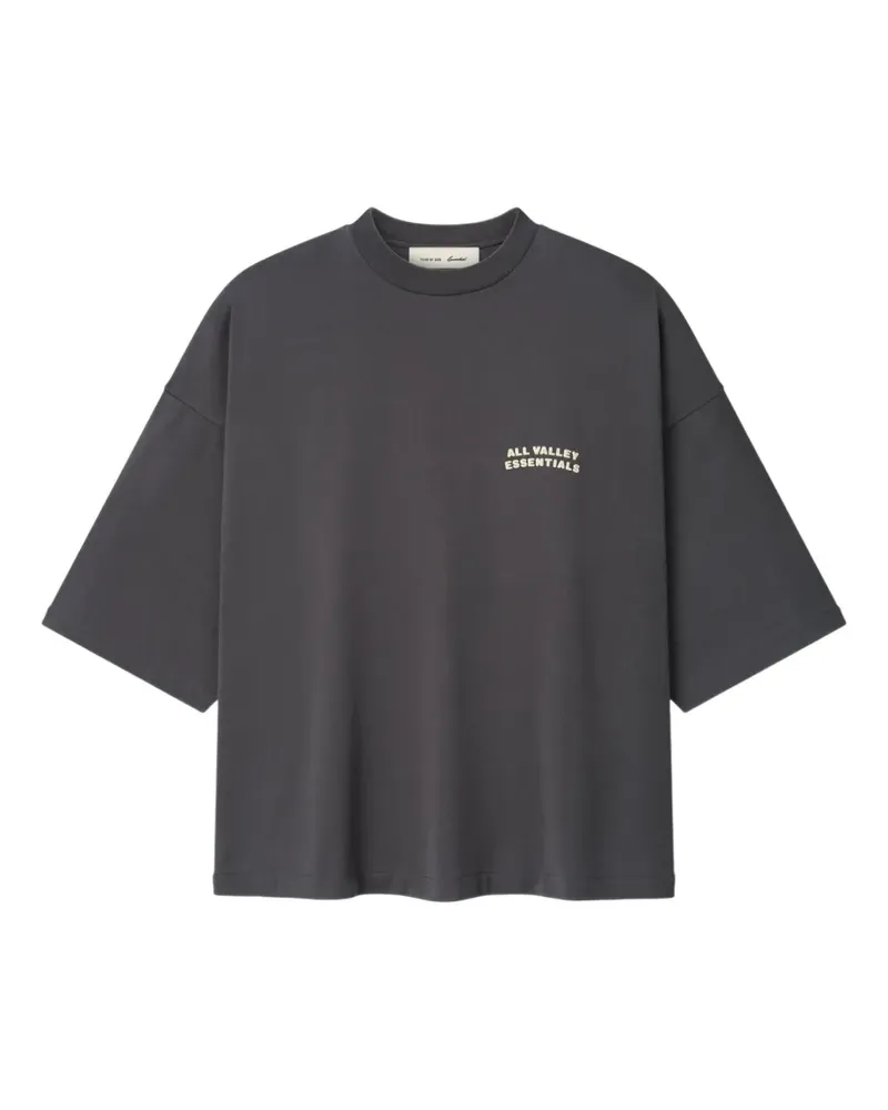 Fear of God Merch Tee T-Shirt mit tiefen Schultern - Grau Grau