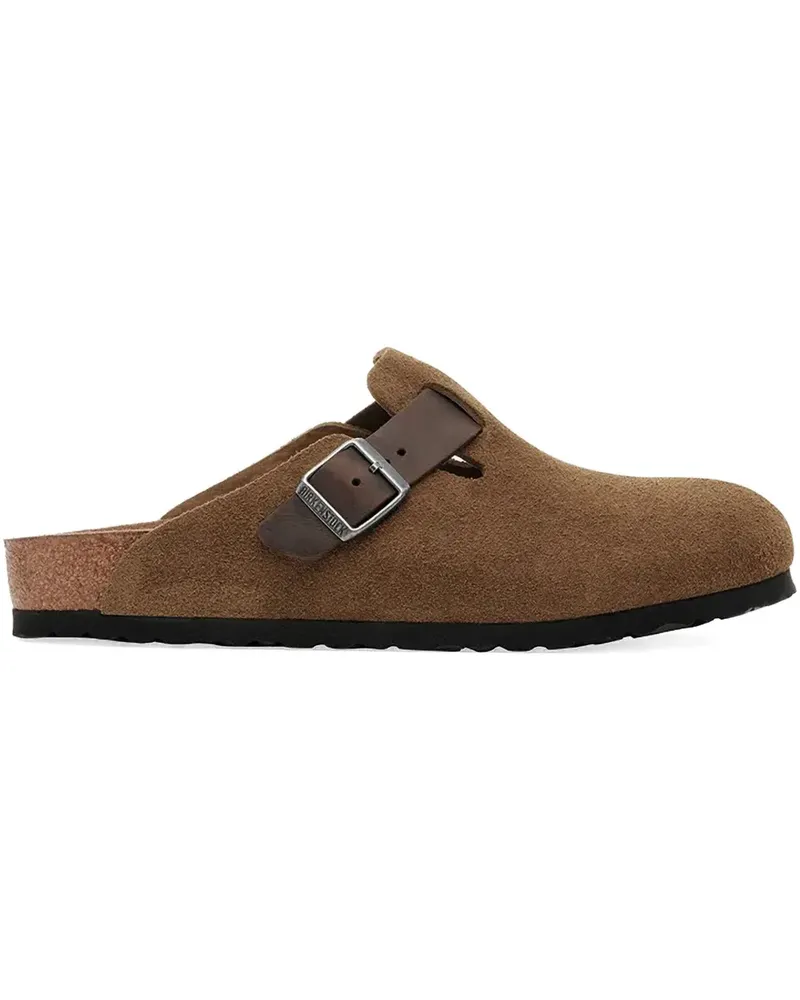 Birkenstock Clogs aus Wildleder - Braun Braun
